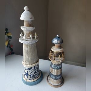 Cota Global Lighthouse wooden decor.
